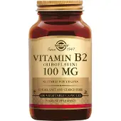 Solgar , Vitamine B2 (Riboflavine), 100 mg, 100 Gélules Végétales