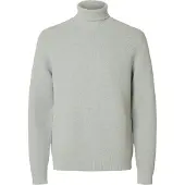 Selected Dane High Neck Sweater Gris L Homme