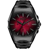 Diesel Montre à affichage analogique 'D-CURVE' noir