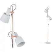Paulmann Lampadaire , Haldar, Blanc, Salon / séjour, Métal, Moderne