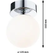 Paulmann Selection Bathroom LED Plafonnier Gove