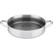 Elo Poêle à servir avec relief Evol, Poêle + casserole, Argent