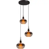 Eglo Suspension design Almoster, forme ronde, 3 lumières