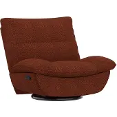 FlexiSpot Fauteuil pivotant à bascule XC6-OB-EUV3, marron/orange