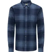 Only & Sons Chemise 'ONSGUDMUND' bleu / marine