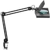 MAUL Lampe LED à loupe MAULvitrum, 6500 Kelvin, noir