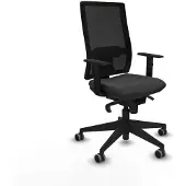 Piqueras Y Crespo chaise de bureau 1D066G0 gris foncé