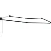 vidaXL Store anthracite 4 x 3 m métal