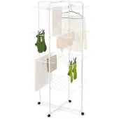 Brabantia Etendoir à linge sur pieds30 m blanc
