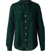 Vero Moda Chemisier 'VMBumpy' émeraude