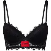 HUGO 10269292 Push Up Bra Noir 85 / B Femme