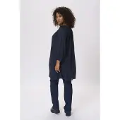KAFFE CURVE Tunique 'KCami' marine