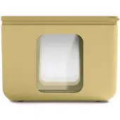 Blim Plus Boîte à provisions Quadro S 13.3x13.3x10 cm, Boîte de conservation, Jaune