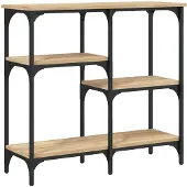 vidaXL Table console Chêne Sonoma 80x29x75 cm Bois d'ingénierie