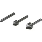 Wolfcraft Ensemble de 3 tiges rondes ,