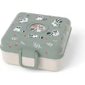 Monbento Boîte à goûter Snacky Raccoon, Lunch box, Vert