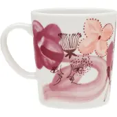 Arabia Kukkamaa Pink Ribbon Mug, 0.3L, Tasse, Pink