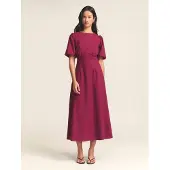 St MRLO Robe 'Kalinda' rouge