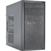 Chieftec Elox Series HT-01B - Mini tour - micro ATX - sans alimentation - noir - USB/audio (HT-01B-OP)