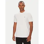 Calvin Klein Jeans T-Shirt crème / rouge sang / blanc