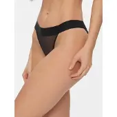 DKNY Sheers Bikini Bottom Noir M Femme