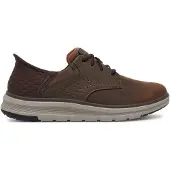 SKECHERS Slip-Ins: Orell - Yates Veterschoenen Laag - Donkerbruin - Maat 43