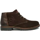 Bugatti Chaussures pour hommes, bottines à lacets, couleur marron, style décontracté