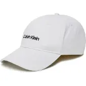 Calvin Klein Logo Embroidery Baseball Cap Blanc
