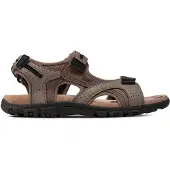 Geox Sandales de randonnée 'Strada' beige / beige foncé / jaune / noir