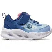 SKECHERS Baskets Sola Glow Ombre Deluxe Marine Bébé Fille