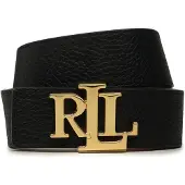 Ralph Lauren Ceinture marron / or / noir