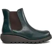 Fly london Chelsea Boots marron / vert foncé