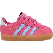 Adidas Originals Gazelle Comfort Closure Elastic Laces Infant Trainers Rose EU 26 Enfants