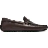 BOSS Chaussures driver en cuir nappa avec pièces métalliques siglées