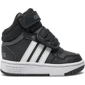 Adidas Hoops Mid 3.0 Ac Infant Trainers Noir EU 22 Enfants