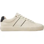 BOSS Baskets basses 'Aiden Tenn' noir / blanc naturel