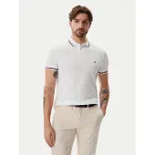 Tommy Hilfiger T-Shirt bleu foncé / rouge carmin / blanc