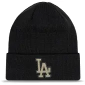New Era Metallic Badge Los Angeles Dodgers Beanie Noir