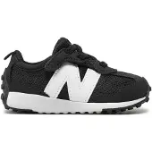 New Balance unisex pour enfant. NW327V1 Chaussures 327 noires (23), Plat, Lacets, Casuel, mode enfantine