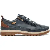 Pikolinos Chaussure à lacets 'Vigo' bleu foncé / marron