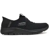 SKECHERS pour femme. 150263 Slip-ins Summits New Daily shoes black (40), Noir, Plat, Lacets, Casuel