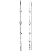 GUESS Wonderlights Jube04412 Earrings Argenté Femme