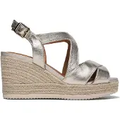Geox Ponza Esparto Wedge Sandals Doré EU 38 Femme
