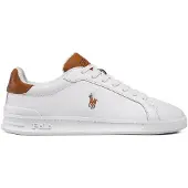 Ralph Lauren Baskets basses marron / blanc