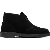 Clarks pour homme. 26153527 Bottines en cuir Desert noires (41), Plat, Lacets, Casuel
