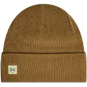 Buff Crossknit Beanie Marron