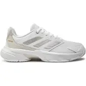 Adidas Chaussure de sport 'CourtJam Control 3' gris clair / argent / blanc