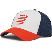 Compressport Casquette Trucker Bleu Rouge