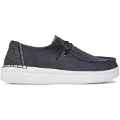 HeyDude Wendy Rise Boat Shoes Noir EU 39 Femme
