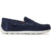Geox Mocassins enfant J NEW FAST BOY garcons - Marine - 34